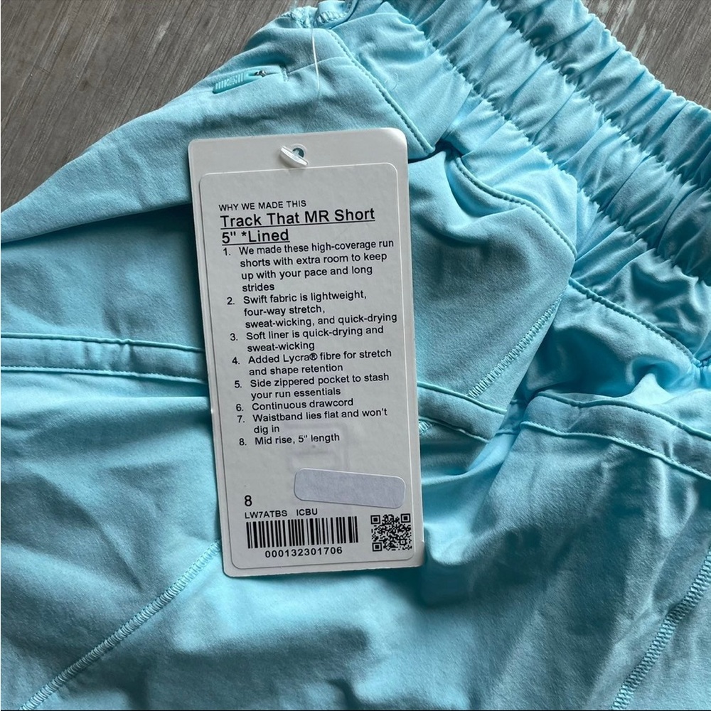 Lululemon Track That Short MR 5” - Icing Blue - Picture 3 of 6